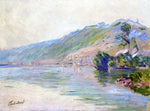  Claude Oscar Monet The Seine at Port-Villes, Clear Weather - Hand Painted Oil Painting