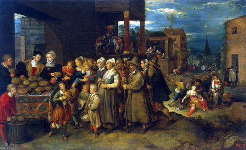  II Frans Francken The Seven Acts of Mercy - Hand Painted Oil Painting