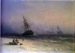  Ivan Constantinovich Aivazovsky The Shipwreck on Northern Sea - Hand Painted Oil Painting