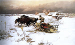  Jaroslav Julius Vesin The Sleigh Ride - Hand Painted Oil Painting