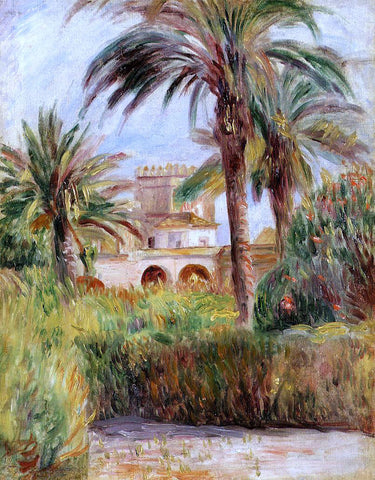  Pierre Auguste Renoir The Test Garden in Algiers - Hand Painted Oil Painting