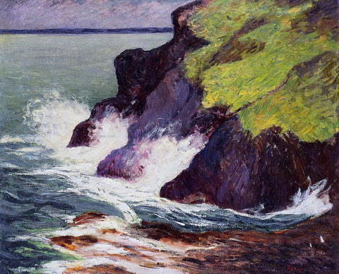  Maxime Maufra The Three Cliffs - Hand Painted Oil Painting