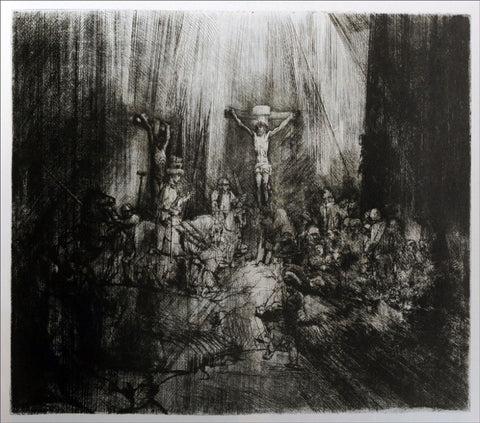  Rembrandt Van Rijn The Three Crosses - Hand Painted Oil Painting