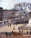  Camille Pissarro The Treasury and the Academy, Gray Weather - Hand Painted Oil Painting