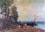  Alfred Sisley The Tugboat - Hand Painted Oil Painting