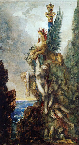  Gustave Moreau The Victorious Sphinx - Hand Painted Oil Painting