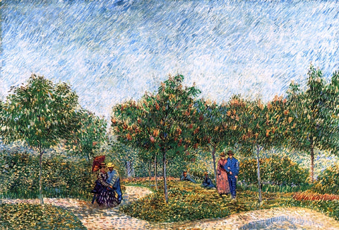  Vincent Van Gogh The Voyer d'Argenson Park in Asnieres - Hand Painted Oil Painting