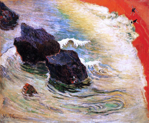  Paul Gauguin The Wave - Hand Painted Oil Painting
