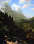  Albert Bierstadt The Wetterhorn - Hand Painted Oil Painting