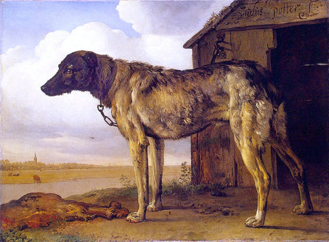  Paulus Potter The Wolf-Hound - Hand Painted Oil Painting