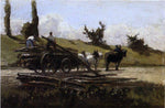  Camille Pissarro The Wood Cart - Hand Painted Oil Painting