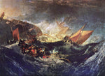  Joseph William Turner The Wreck of a Transport Ship - Hand Painted Oil Painting