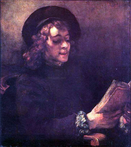  Rembrandt Van Rijn Titus Reading - Hand Painted Oil Painting