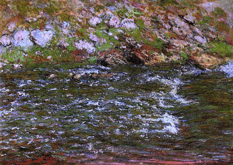  Claude Oscar Monet Torrent of  the Petite Creuse at Freeselines - Hand Painted Oil Painting
