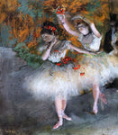  Edgar Degas Two Dancers Entering the Stage - Hand Painted Oil Painting