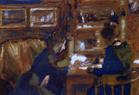  Georges Lemmen Two Women in an Interior - Hand Painted Oil Painting