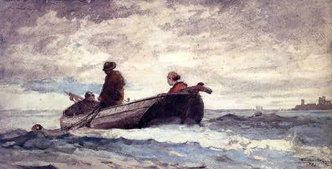  Winslow Homer Tynemouth Priory, England - Hand Painted Oil Painting