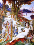  Gustave Moreau Unicorns - Hand Painted Oil Painting