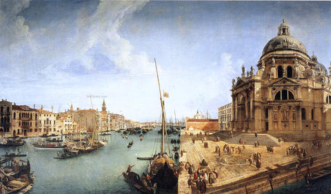  Michele Marieschi Veduta of the Basilica della Salute - Hand Painted Oil Painting