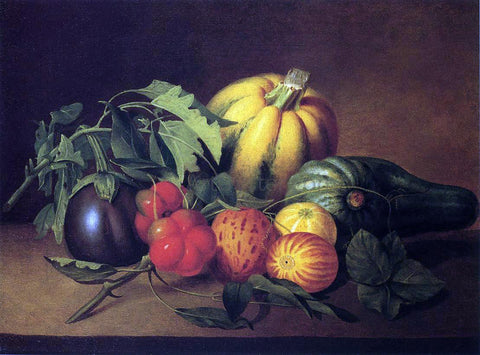  James Peale Vegetable Still Life - Hand Painted Oil Painting