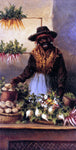  William Aiken Walker Vegetable Vendor at Charleston Market - Hand Painted Oil Painting