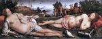  Piero Di Cosimo Venus, Mars, and Cupid - Hand Painted Oil Painting