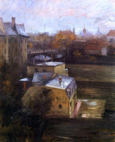  Lovis Corinth View from the Studio, Schwabing - Hand Painted Oil Painting