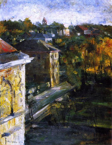  Lovis Corinth View from the Studio Window - Hand Painted Oil Painting