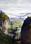  John La Farge View in Ceylon, near Dambulla, Looking Down Over Rice-Fields - Hand Painted Oil Painting