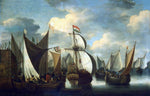  Jacobus Storck View of a Harbour - Hand Painted Oil Painting