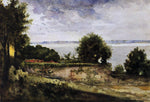 Gustave Moreau View of the Garden of Madame Aupick, Mother of Baudelaire - Hand Painted Oil Painting