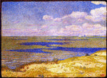  Theo Van Rysselberghe View of the River Scheldt - Hand Painted Oil Painting