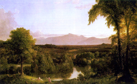  Thomas Cole View on the Catskill - Early Autumn - Hand Painted Oil Painting