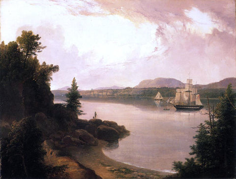  Thomas Doughty View on the St. Croix River near Robbinston - Hand Painted Oil Painting