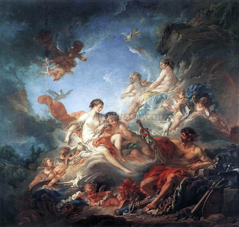  Francois Boucher Vulcan Presenting Venus with Arms for Aeneas - Hand Painted Oil Painting