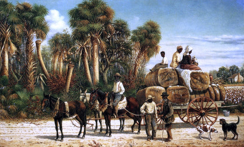  William Aiken Walker Wagonload of Cotton - Hand Painted Oil Painting