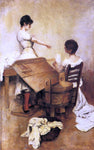  Charles Frederic Ulrich Washerwomen - Hand Painted Oil Painting