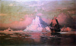  William Bradford Whalers After the Nip in Melville Bay - Hand Painted Oil Painting
