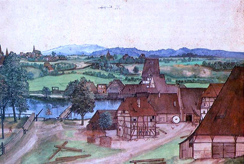  Albrecht Durer Willow Mills on the Pegnitz - Hand Painted Oil Painting