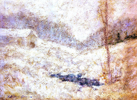  John Twachtman Winter Scene - Hand Painted Oil Painting