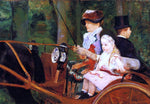  Mary Cassatt Woman and Child Driving - Hand Painted Oil Painting