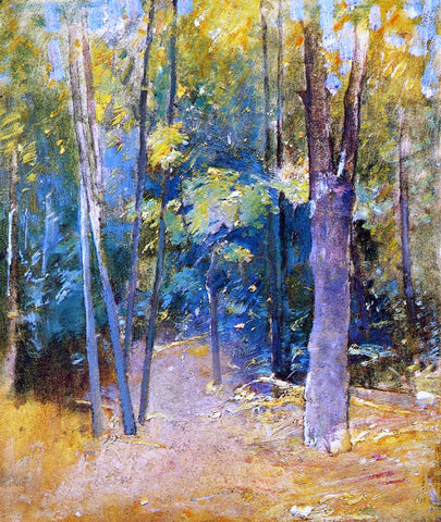  Emil Carlsen Wooded Interior - Hand Painted Oil Painting