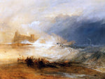  Joseph William Turner Wreckers - Coast of Northumberland - Hand Painted Oil Painting