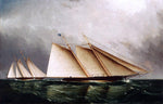  James E Buttersworth Yacht 'Dauntless' Racing Toward Victory - Hand Painted Oil Painting