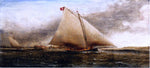  James E Buttersworth Yacht Race off Castle Garden, New York - Hand Painted Oil Painting