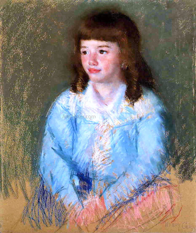  Mary Cassatt Young Boy in Blue - Hand Painted Oil Painting