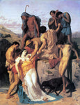  William Adolphe Bouguereau Zenobia found by shepherds on the banks of the Araxes - Hand Painted Oil Painting